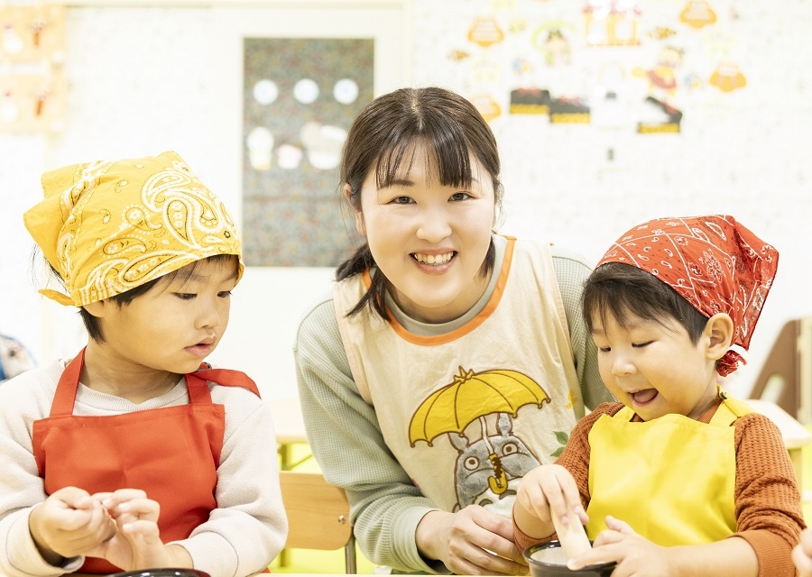 管理栄養士と保育士、２つの視点を生かした食育活動